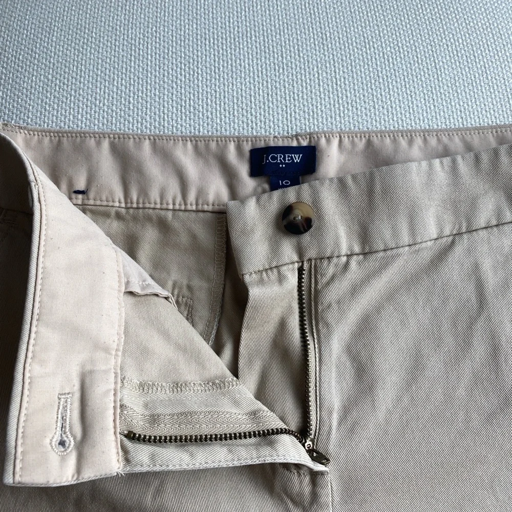 J. Crew Women’s 7” Classic Cotton Khaki Chino Short Size 10 - Picture 4 of 7
